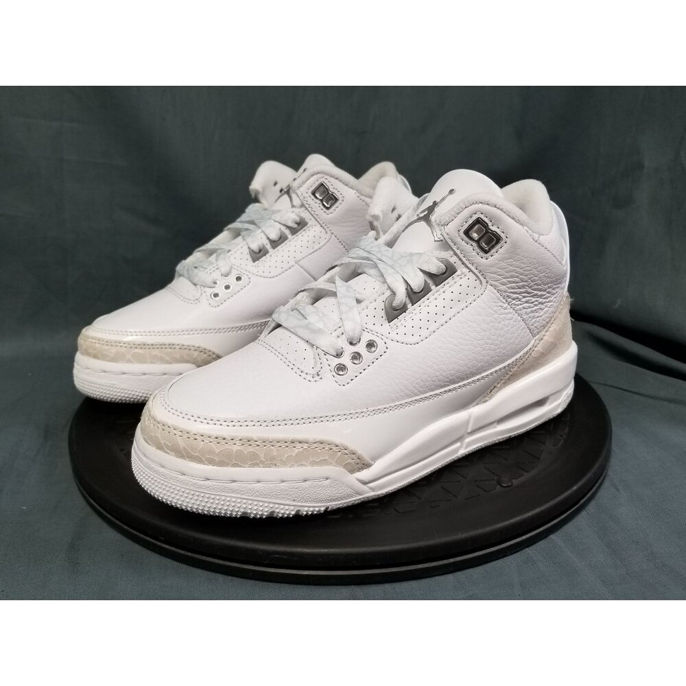 Air Jordan 3 Retro (GS) Sneakers Pure Money 2025 Edition Size 3.5Y NEW NO BOX! - Picture 4 of 12